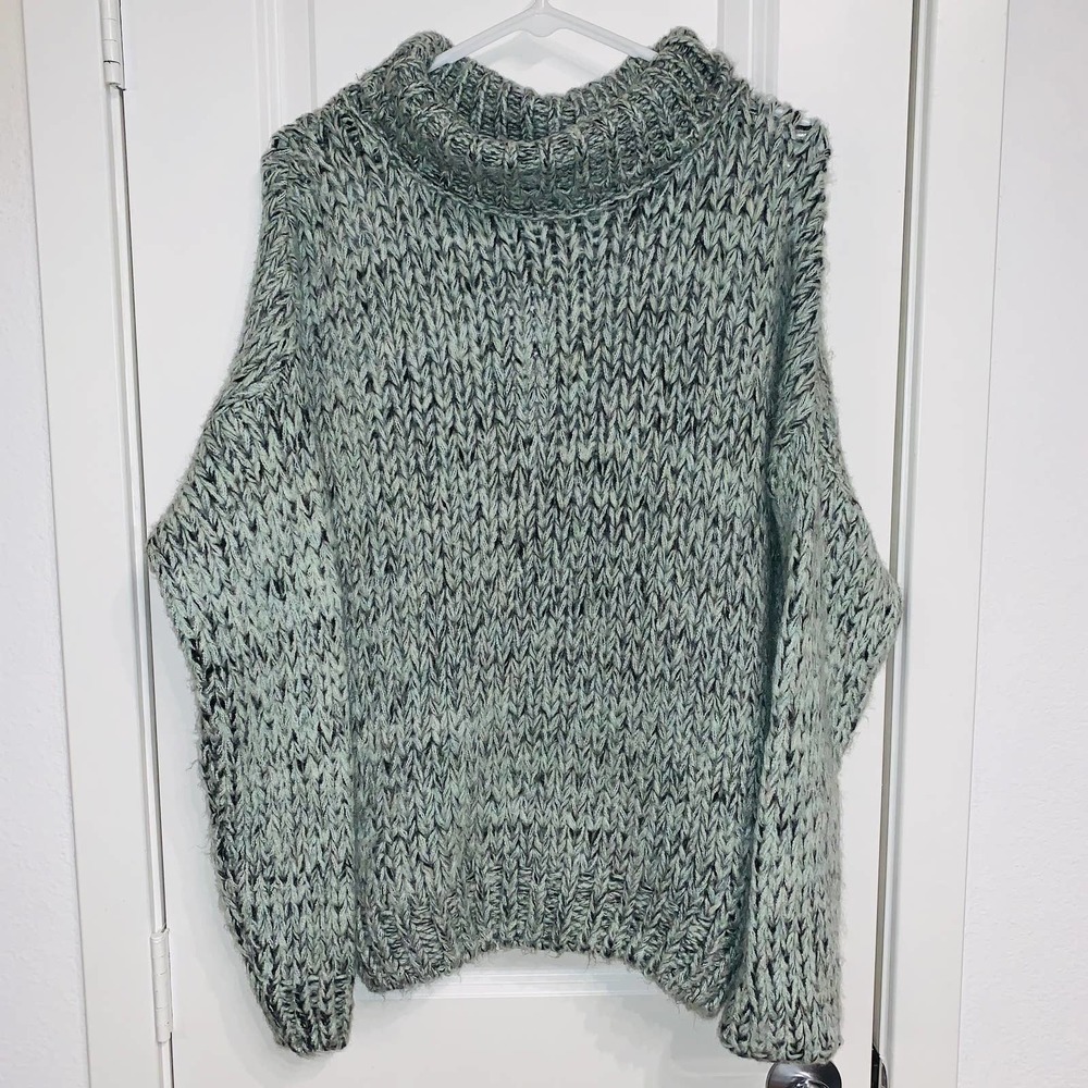 NWT Topshop | Chunky Funnel Neck Sweater - Picture 3 of 9
